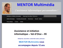 Tablet Screenshot of mentor-multimedia.com